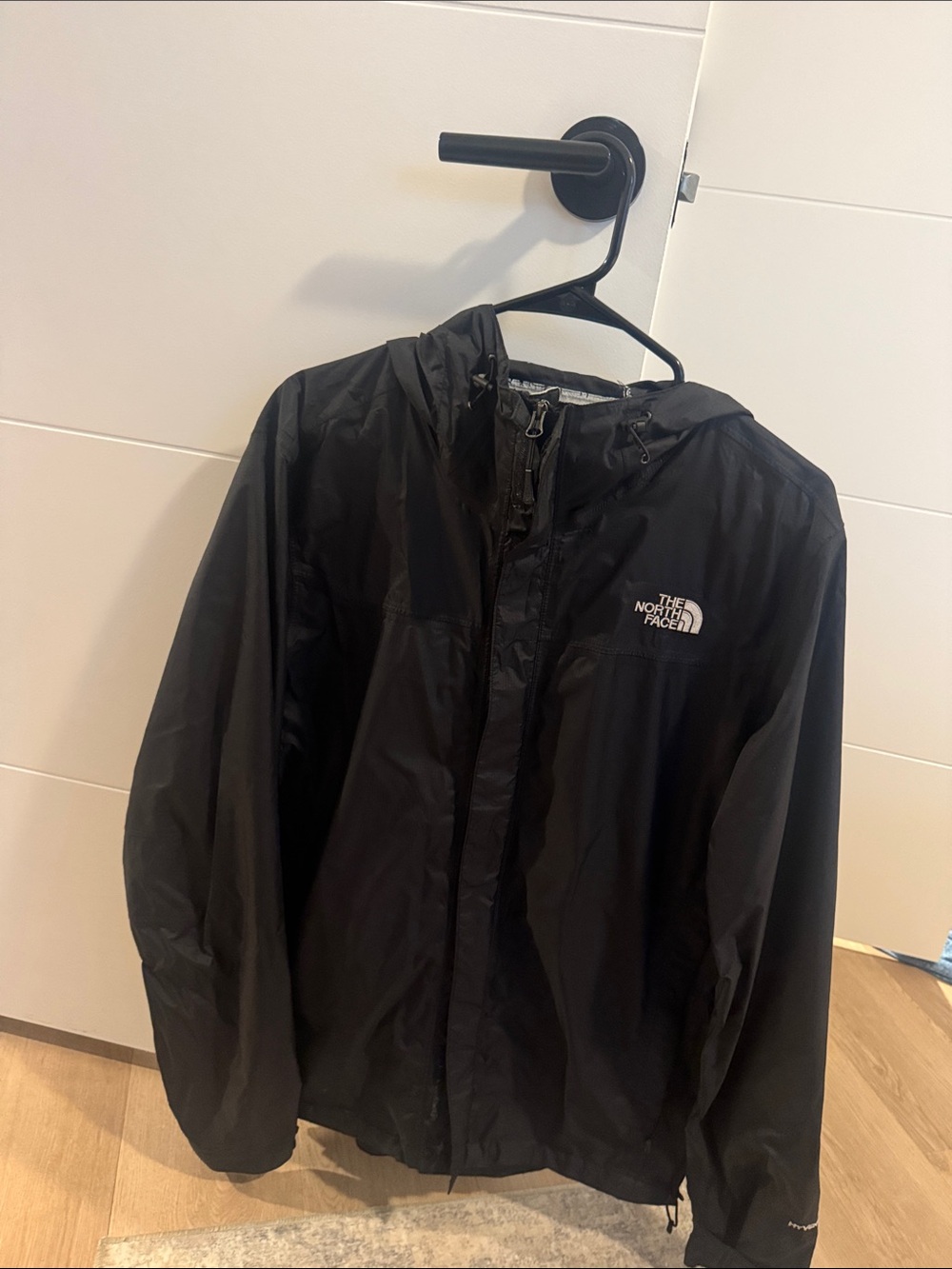 The North Face Black Men’s Packable Rain Jacket with Hood